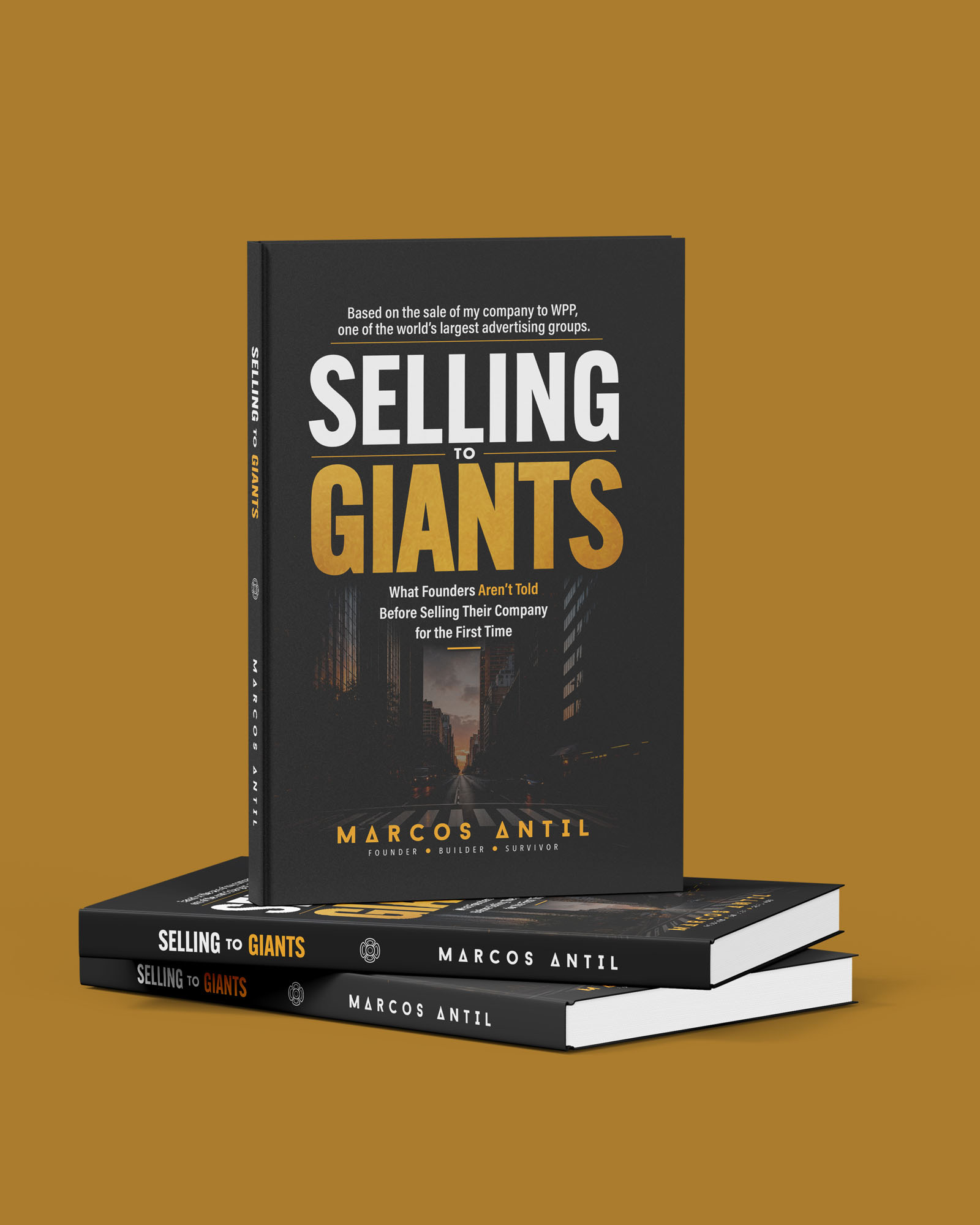 Selling to Giants book rendering by Marcos Antil